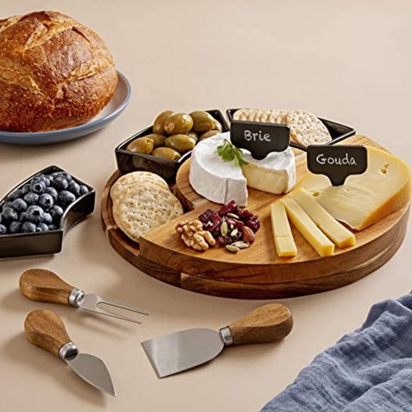KADE Charcuterie Cheese Board with Knife and Condiments Set Brand New Sealed - Picture 3 of 3